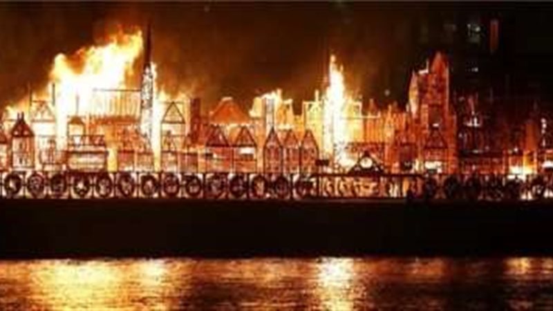 حريق بمدينة روسية