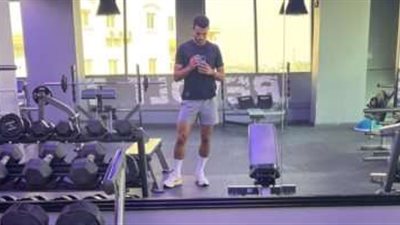 حمدي فتحي يرفض الراحة ويواصل التدريب في الجيم