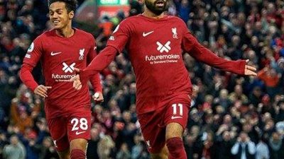 محمد صلاح يسجل هدف ليفربول الأول في شباك توتنهام