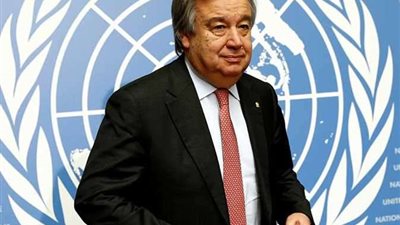 الأمين العام للأمم المتحدة يصل لمقر انعقاد مؤتمر المناخ COP27 بشرم الشيخ