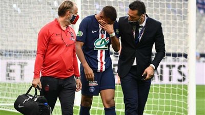 إصابة قوية تبعد مبابي عن الملاعب