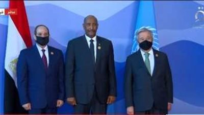 السيسي وجوتيريش يستقبلان البرهان استعدادا لقمة المناخ COP27