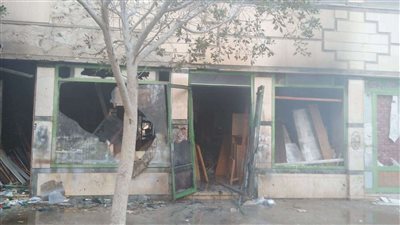 التهم 3محلات.. نشوب حريق هائل في سنتر شهير بـ أكتوبر