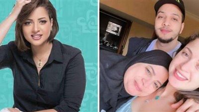 مني فاروق تتغزل في والدتها وشقيقها