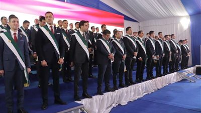 بحضور المستشار عادل عزب.. حضور مكثف لأهالي المندوبين الجدد