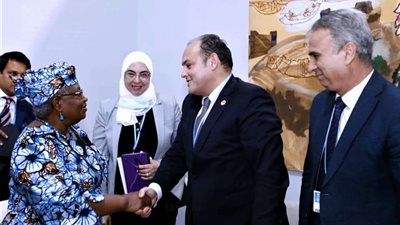 وزير التجارة يبحث مع مدير عام منظمة التجارة العالمية تحديات أزمة الأمن الغذائي