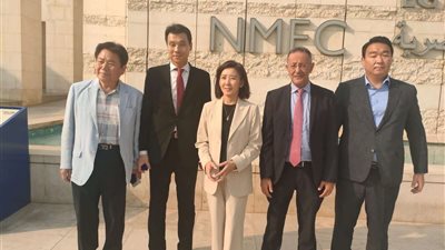 المبعوث الخاص لجمهورية الكورية يزور المتحف القومى للحضارة بالفسطاط