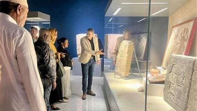 وفود رسمية تزور متحف شرم الشيخ