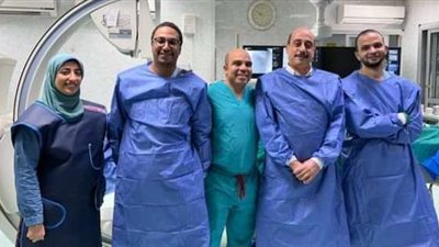 أسيوط الجامعى تنجع فى غلق دوالي المعدة عن طريق الأشعة التداخلية باستخدام البالونات