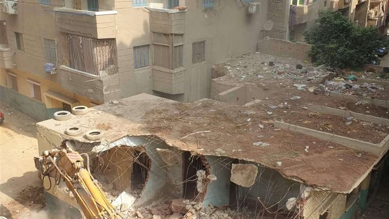 إزالة المنشأة المتعدية