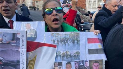 إلى قائد مصر.. رسائل تأييد للرئيس السيسي بشوارع لندن