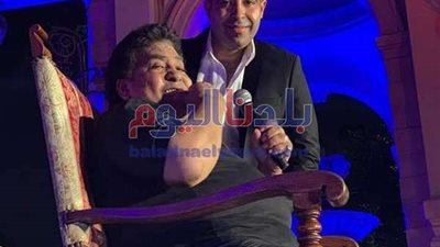 أحمد عدوية ونجله محمد يتألقان في حفل عيد الأضحى