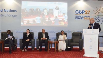 سامح شكري يُشارك في المبادرة الرئاسية لمؤتمر COP27 حول تغير المناخ