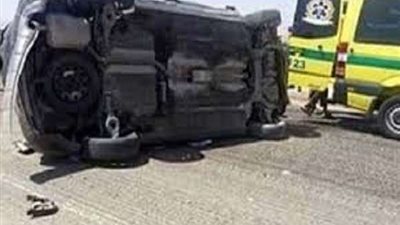 إصابة قاضي واثنين آخرين في حادث طريق وادي النطرون