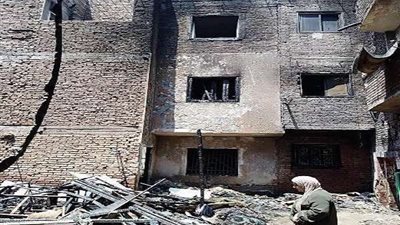 بالصور.. النيران تلتهم 9 منازل بالزقازيق والسبب 