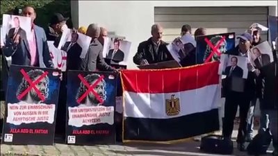 لافتات وأغاني وطنية.. هكذا تواجد المصريون بشوارع فيينا