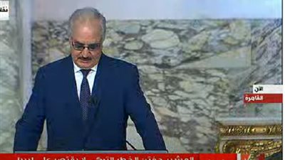 حفتر: أردوغان جاء إلى ليبيا للبحث عن موروث أجداده ولن نقبل بالاستعمار مرة ثانية