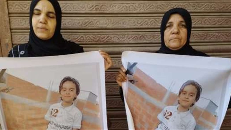 والدة الطفل اليتيم