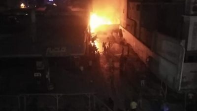 صدمة.. لحظة انفجار أنبوبة بوتاجاز داخل عقار بالطالبية (فيديو)