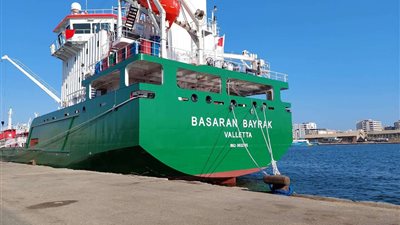 ميناء شرق بورسعيد تستقبل السفينة ANTWERP EAGLE