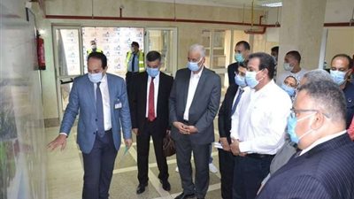 عبد الغفار والكردي يتفقدان مستشفى برج العرب كأول مركز جامعي متخصص لعلاج سرطان الأطفال