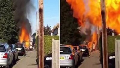 انفجار شاحنة بأحد شوارع لندن تثير ذعر المواطنين