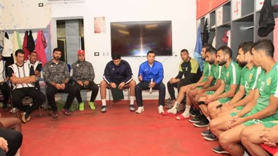 تفاصيل جلسة أمير عزمي مجاهد مع لاعبي السكة الحديد