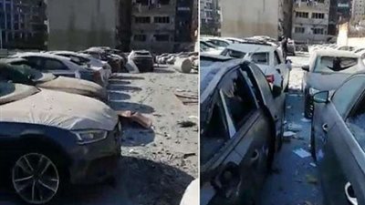 انفجار بيروت يدمر أكثر من 500 سيارة أودي 