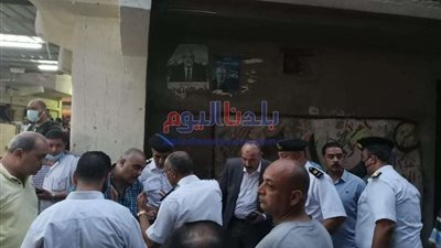 وصول مدير أمن الغربية إلى موقع المنزل المنهار بالمحلة