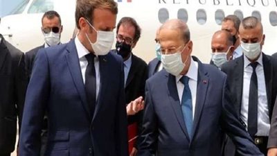 انقطاع الكهرباء أثناء استقبال ماكرون بمطار بيروت.. فيديو