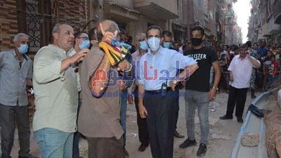 فتح نزل الشباب بقرية المعتمدية لاستقبال أسر المنزل المنهار بالمحلة