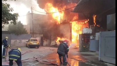 اندلاع حريق في صالة المغادرة بمطار بغداد