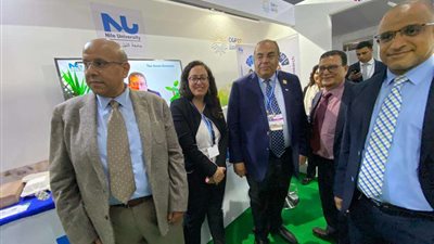 رائد المناخ للرئاسة المصرية يثني على أبحاث ومشروعات جامعة النيل بــCOP 27
