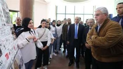 أيمن عاشور  يتفقد المعهد العالى للهندسة والتكنولوجيا بالمنصورة