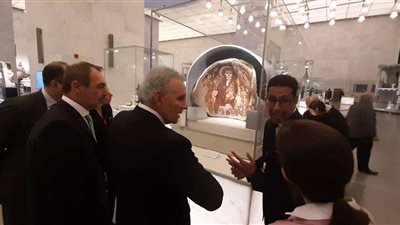 وفدان رفيعا المستوى من اليونان وقبرص يزوران متحف الحضارة بالفسطاط