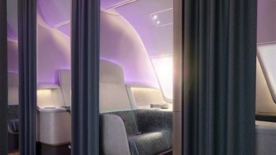 شاهد.. مقصورات الطائرات المستقبلية بمقاعد دون طاولات وتغييرات تحمي من أي كوارث صحية