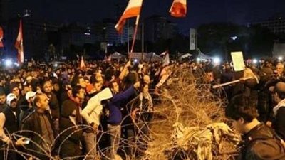 الصليب الأحمر يعلن ارتفاع حصيلة مصابي التظاهرات اللبنانية