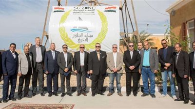 جولة تفقدية لرئيس اقتصادية قناة السويس لميناء الطور