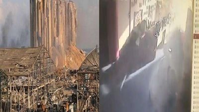 خلال تغطية خاصة في لبنان.. الإبراشي يتحدث مع أصحاب الورش المجاورة لانفجار لبنان