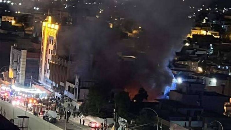 انفجار خزان غاز بالعراق