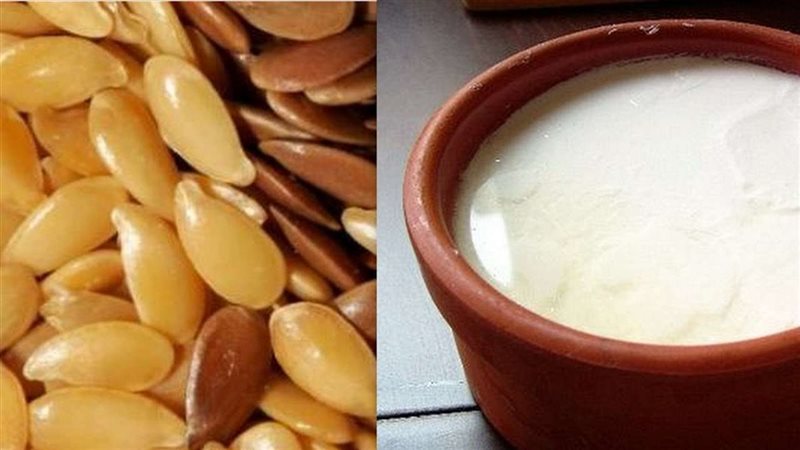 خليط اللبن ببذرة