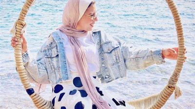 تنسيقات التنانير المنقطة للمحجبات.. صور