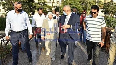 نائب محافظ القاهرة تتفقد تطوير كوبري المانسترلي بالمعادي.. صور