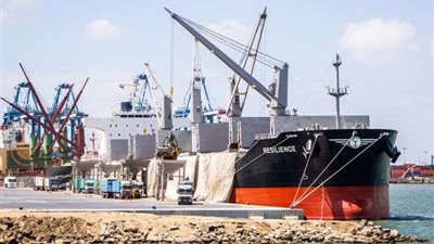 ميناء دمياط يستقبل 34 سفينة خلال 24 ساعة