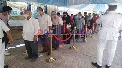 بالصور.. كبار السن يتصدرون مشهد انتخابات الشيوخ بمصر الجديدة