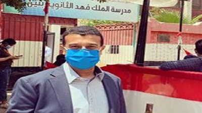 النائب طارق الخولي يُدلي بصوته في انتخابات مجلس الشيوخ 2020