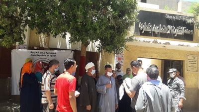 انتخابات الشيوخ 2020| تزاحم على بعض لجان الانتخابات في محافظة سوهاج