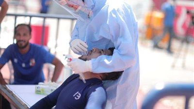 مسحة طبية جديدة للاعبي الأهلي قبل مواجهة الإنتاج الحربي