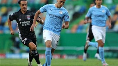 25 دقيقة.. ليون يسجل هدفا بمرمى مانشستر سيتي