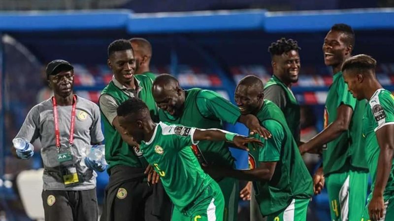 فرحة لاعبي منتخب